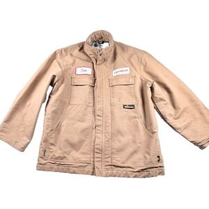 Workrite FR ExxonMobil Jacket Tom Tan Flame Resistant Workwear Mens L‎